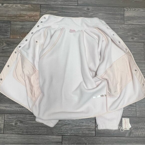 NWT $178 Free People X Hatch Maternity Jacket Medium Hit The Slopes Fleece - Picture 7 of 16